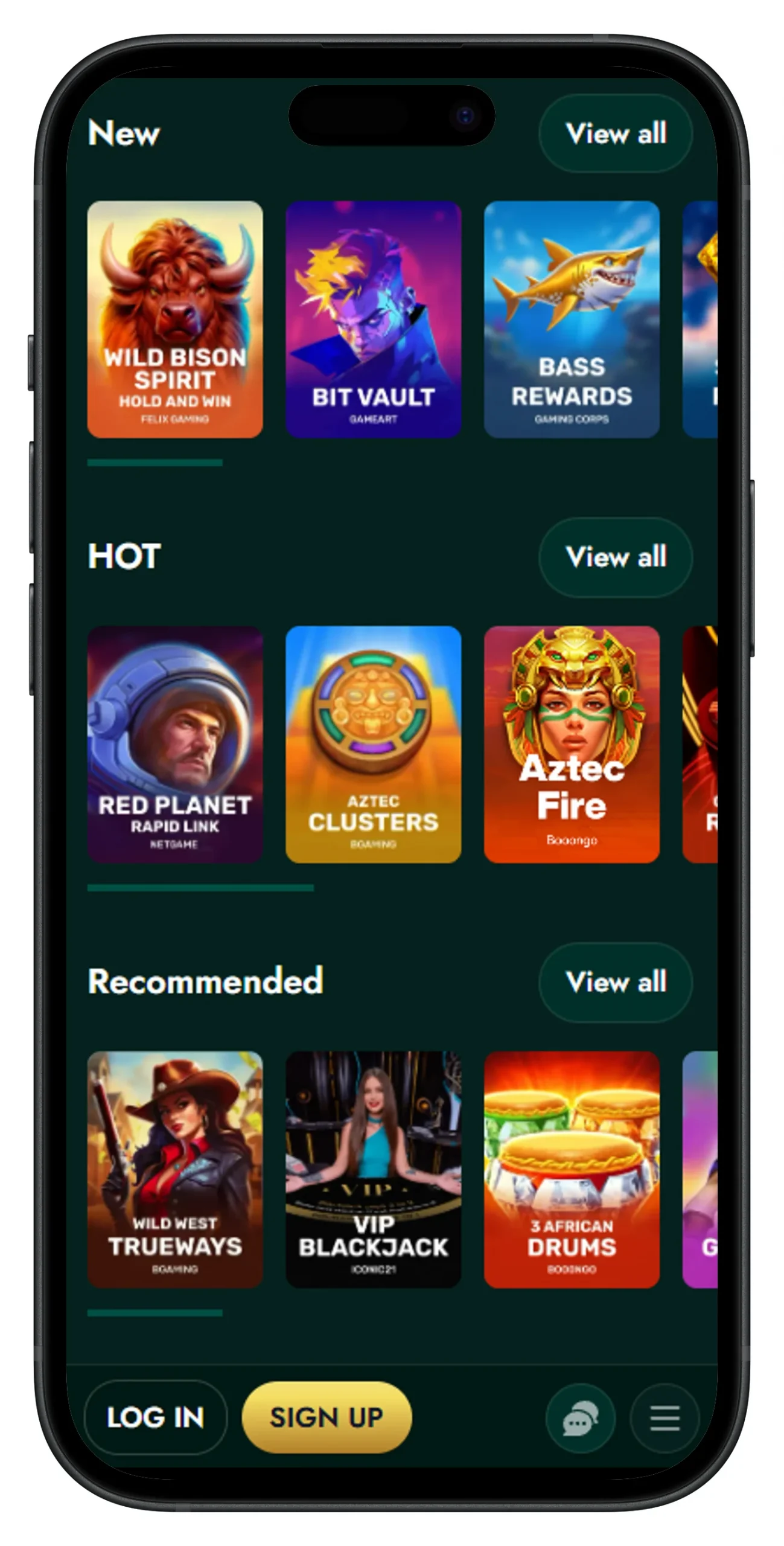 Crowngreen Casino iOS App